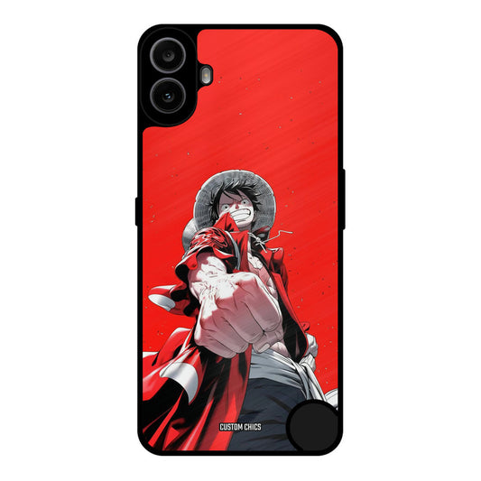 Red Luffy Nothing CMF Phone 1 Mobile Back Cover - Anime PrintShield Case