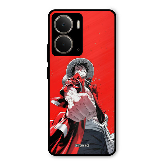 Red Luffy Realme P3 Mobile Back Cover - Anime PrintShield Case