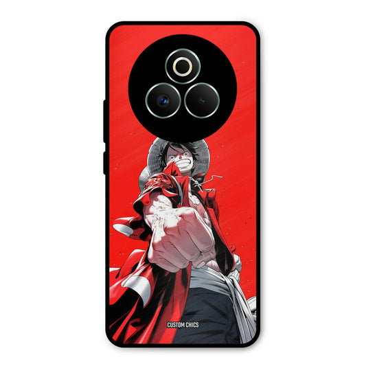 Red Luffy Realme P3 Pro 5G Mobile Back Cover - Anime PrintShield Case