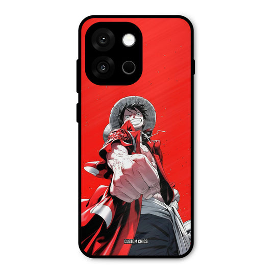 Red Luffy Oneplus 13s Mobile Back Cover - Anime PrintShield Case