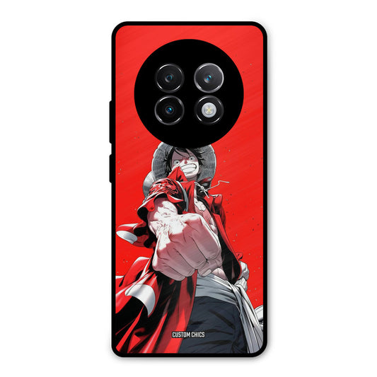Red Luffy Realme 13 Plus Mobile Back Cover - Anime PrintShield Case