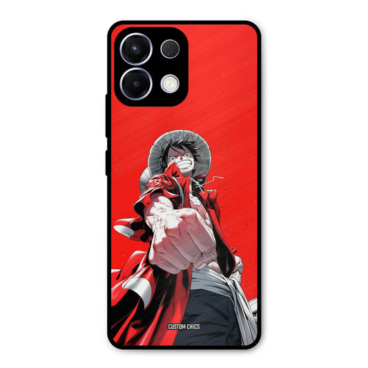 Red Luffy Oppo K13 5G Mobile Back Cover - Anime PrintShield Case