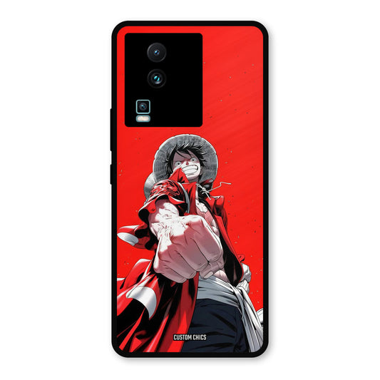 Red Luffy IQOO Neo 7 Pro Mobile Back Cover - Anime PrintShield Case