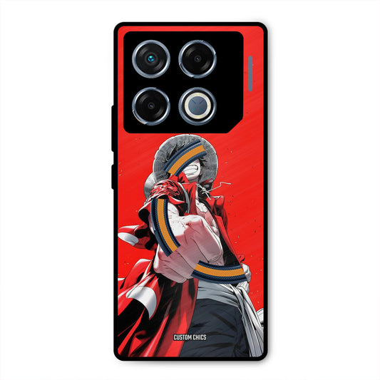 Red Luffy Infinix GT 20 Pro Mobile Back Cover - Anime PrintShield Case