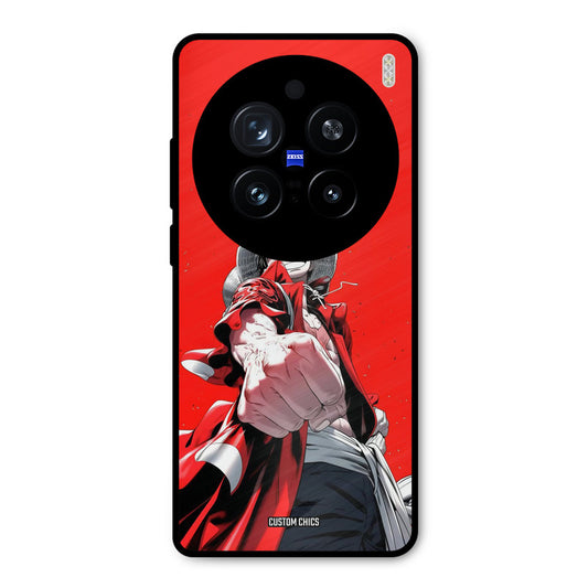 Red Luffy Vivo X200 Pro Mobile Back Cover - Anime PrintShield Case