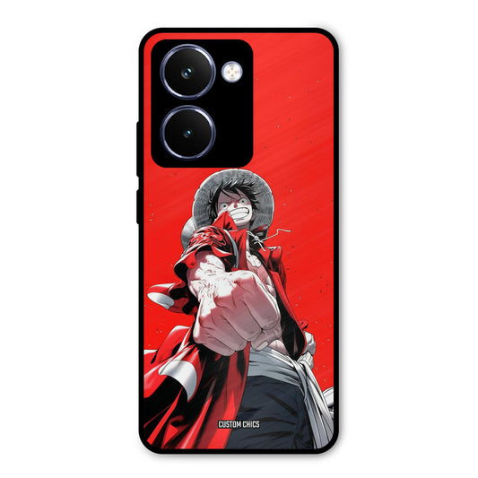 Red Luffy Realme P3 Ultra Mobile Back Cover - Anime PrintShield Case