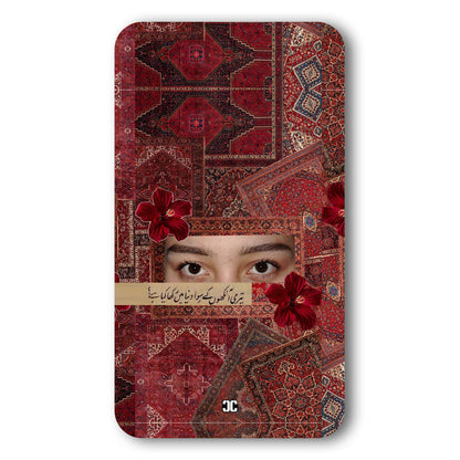 Red Pashmina Eyes Case – Premium PrintShield Mobile Cover
