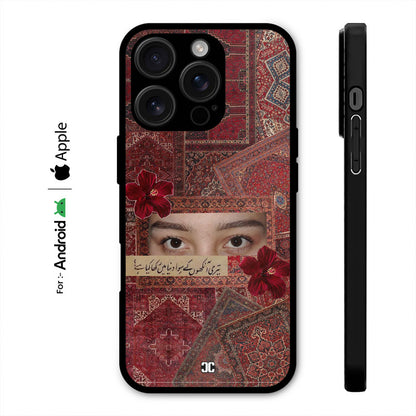 Red Pashmina Eyes Case – Premium PrintShield Mobile Cover