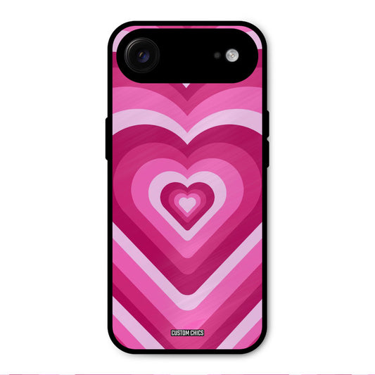 Red Pink Heart iPhone Air Mobile Back Cover - Aesthetic PrintShield Case