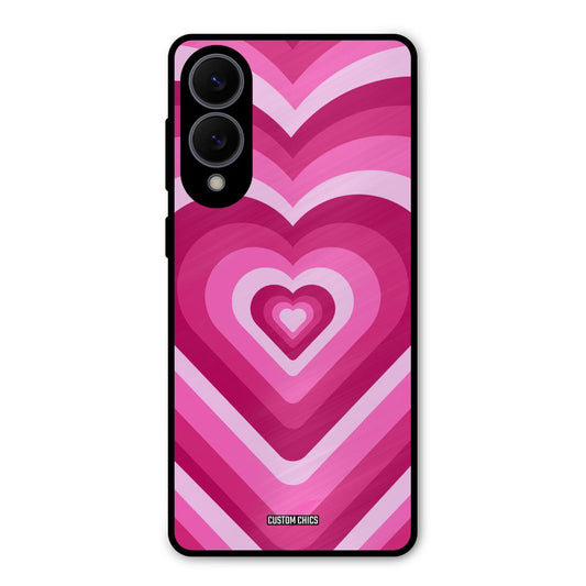 Red Pink Heart Samsung Galaxy S25 Edge Mobile Back Cover - Aesthetic PrintShield Case
