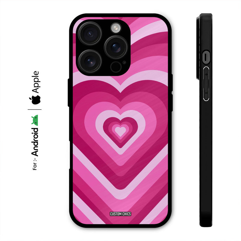 Red Pink Heart Case – Premium PrintShield Mobile Cover