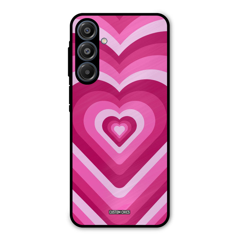 Red Pink Heart Samsung Galaxy A16 5G Mobile Back Cover - Aesthetic PrintShield Case