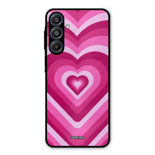 Red Pink Heart Samsung Galaxy A16 5G Mobile Back Cover - Aesthetic PrintShield Case