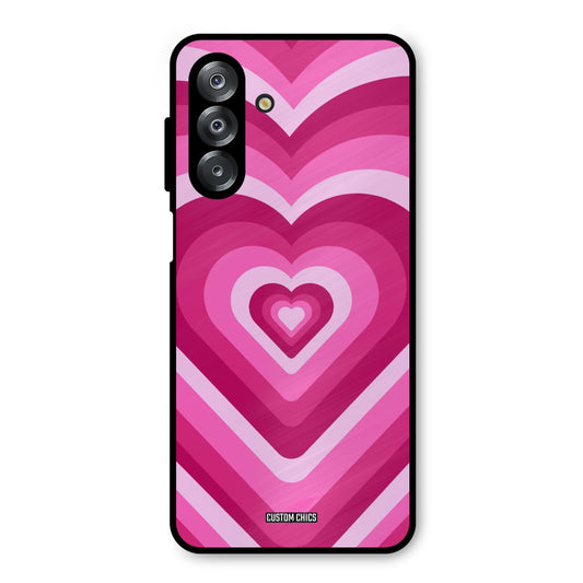 Red Pink Heart Samsung Galaxy A26 Mobile Back Cover - Aesthetic PrintShield Case