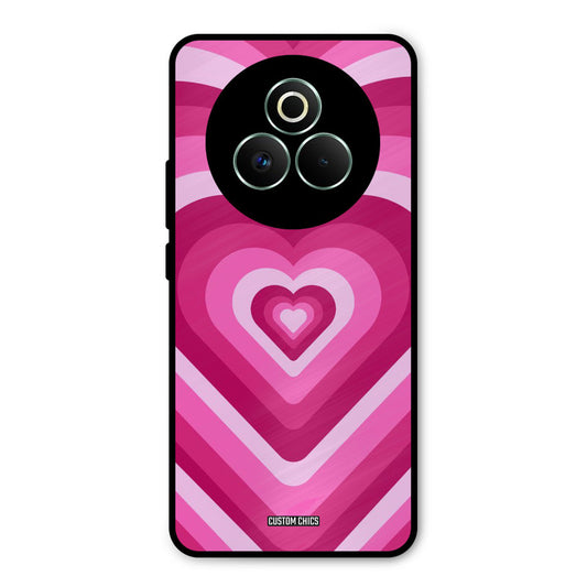 Red Pink Heart Realme P3 Pro 5G Mobile Back Cover - Aesthetic PrintShield Case