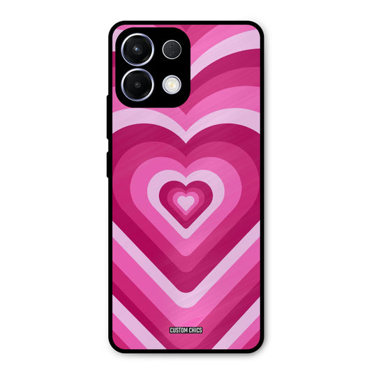 Red Pink Heart Oppo K13 5G Mobile Back Cover - Aesthetic PrintShield Case
