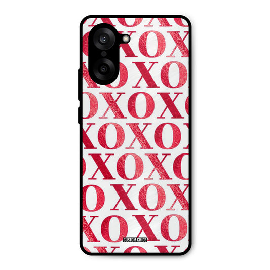 Red XOXO Oneplus Nord CE5 Mobile Back Cover - Cute PrintShield Case