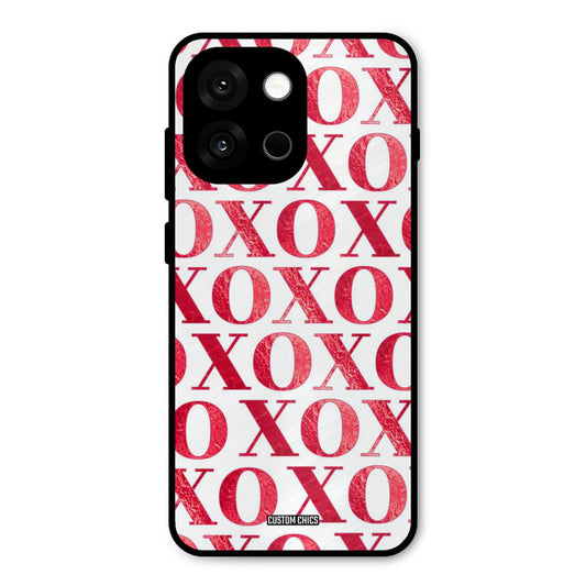 Red XOXO Oneplus 13s Mobile Back Cover - Cute PrintShield Case