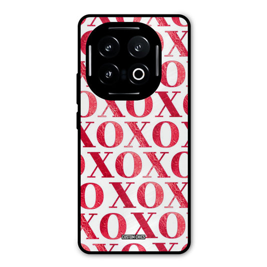 Red XOXO iQOO 13 Mobile Back Cover - Cute PrintShield Case