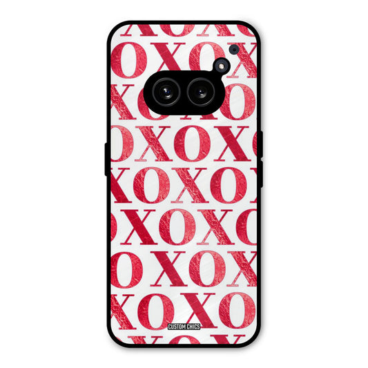 Red XOXO Nothing Phone 2a Mobile Back Cover - Cute PrintShield Case