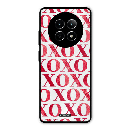 Red XOXO Realme Narzo N65 Mobile Back Cover - Cute PrintShield Case