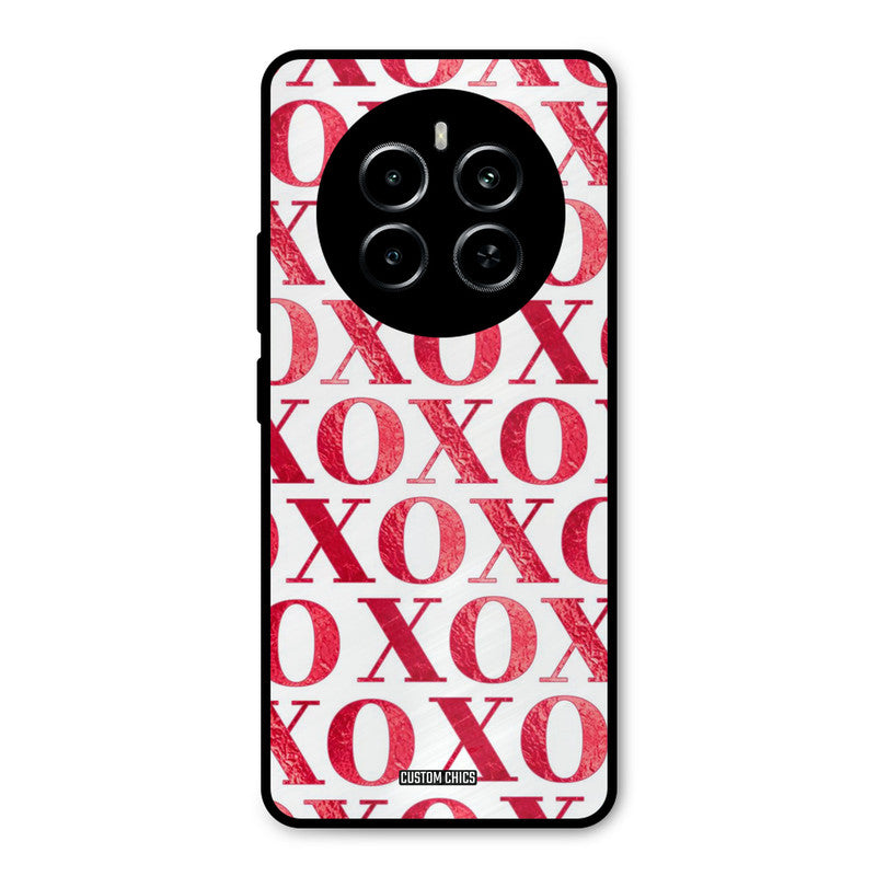 Red XOXO Realme P1 5G Mobile Back Cover - Cute PrintShield Case