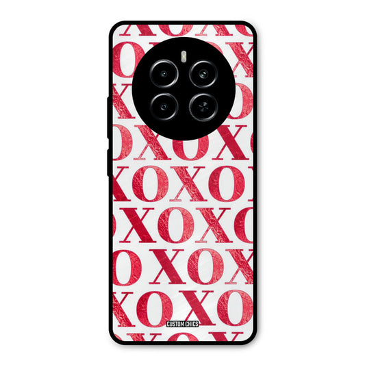 Red XOXO Realme P1 5G Mobile Back Cover - Cute PrintShield Case