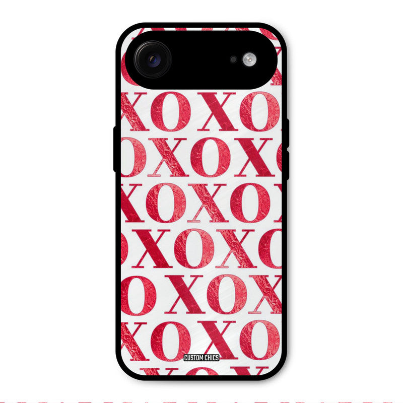 Red XOXO iPhone Air Mobile Back Cover - Cute PrintShield Case