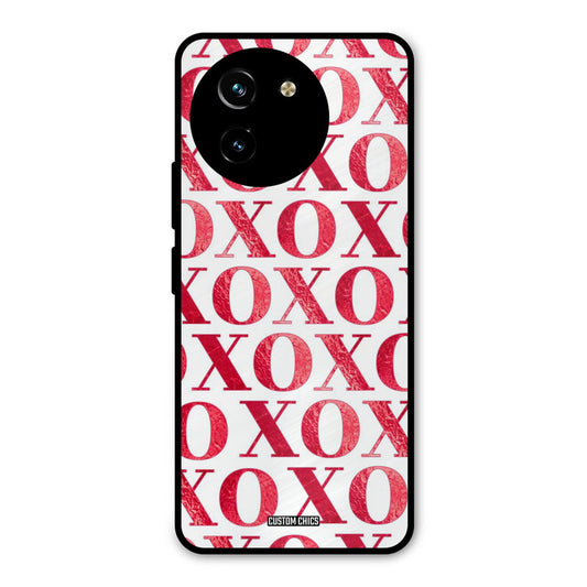 Red XOXO Vivo Y200i Mobile Back Cover - Cute PrintShield Case