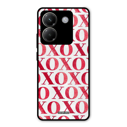 Red XOXO Poco M7 Pro Mobile Back Cover - Cute PrintShield Case