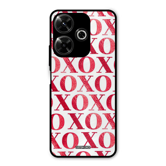 Red XOXO Redmi 13 5G Mobile Back Cover - Cute PrintShield Case