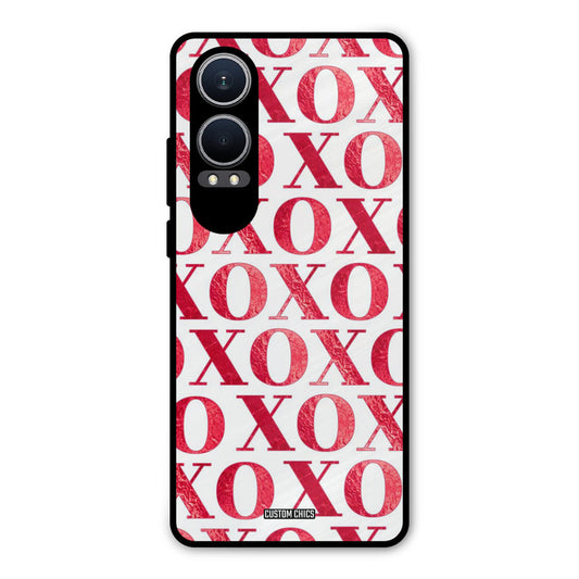 Red XOXO Oneplus Nord CE4 Lite Mobile Back Cover - Cute PrintShield Case
