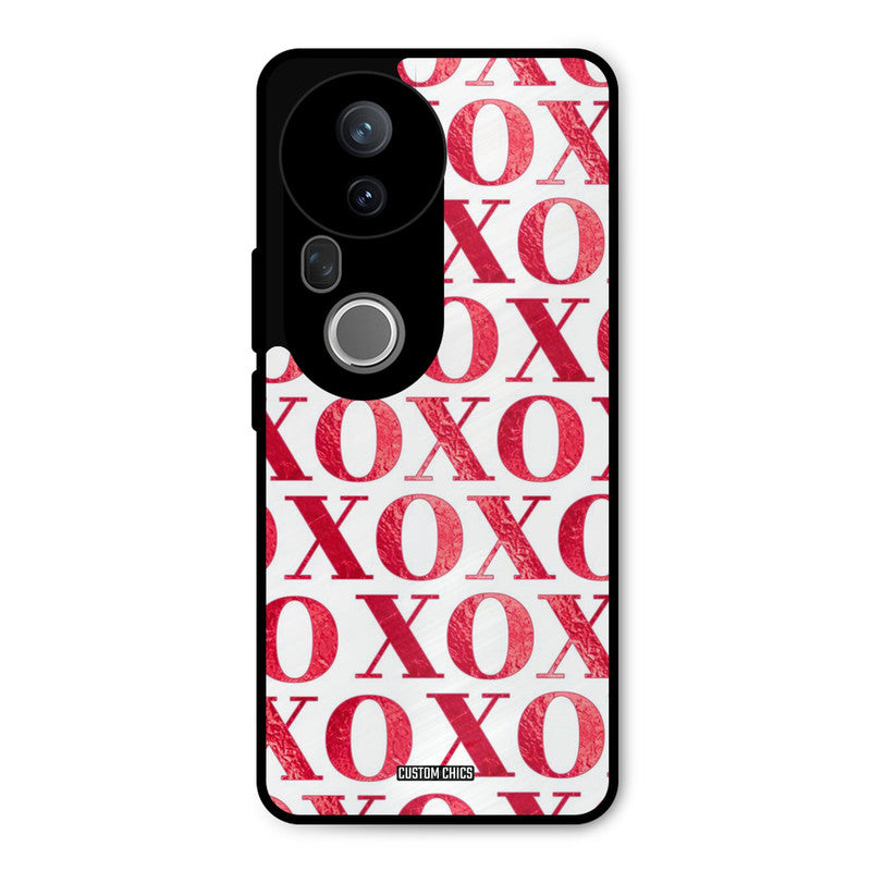 Red XOXO Vivo T4 Ultra Mobile Back Cover - Cute PrintShield Case
