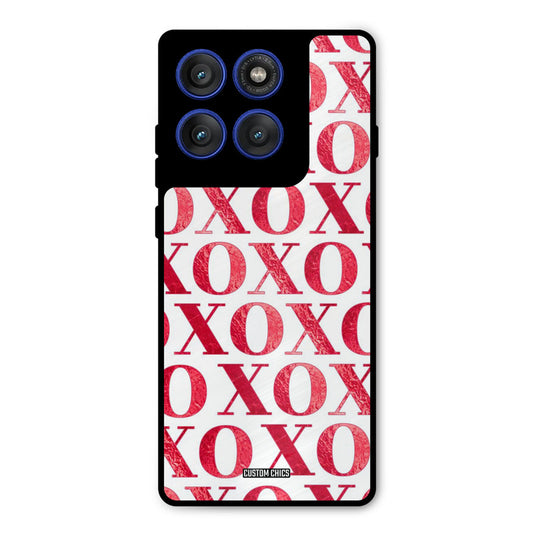 Red XOXO Motorola Edge 60 Pro Mobile Back Cover - Cute PrintShield Case