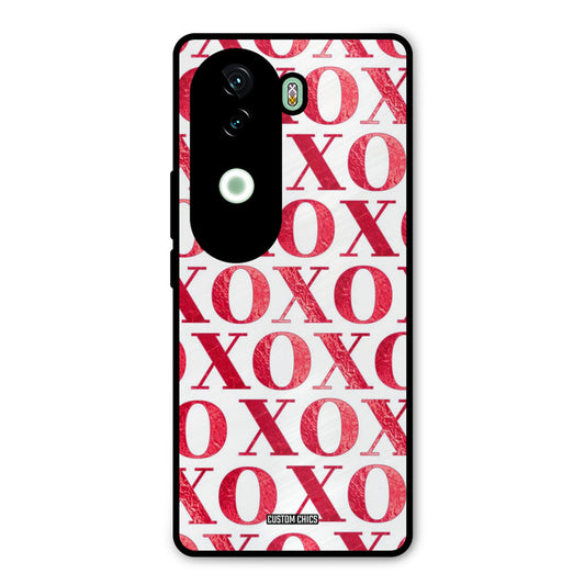 Red XOXO iQOO Z9s Mobile Back Cover - Cute PrintShield Case