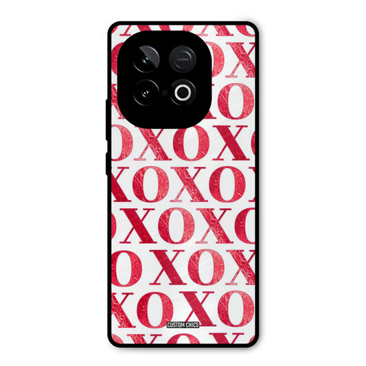Red XOXO iQOO Neo 10 Mobile Back Cover - Cute PrintShield Case