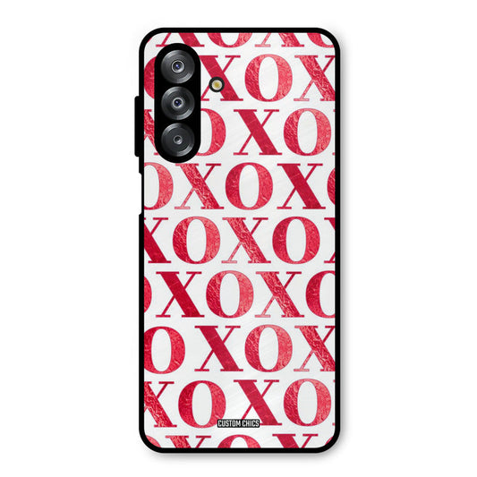Red XOXO Samsung Galaxy A17 Mobile Back Cover - Cute PrintShield Case