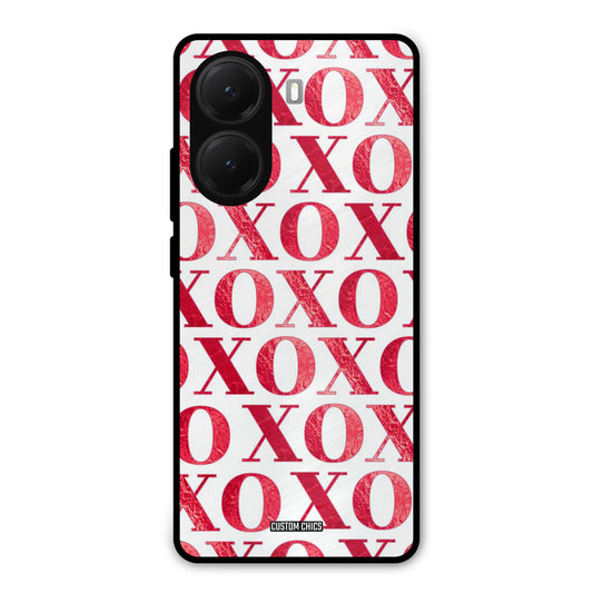 Red XOXO Poco X7 Pro Mobile Back Cover - Cute PrintShield Case