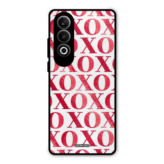 Red XOXO OnePlus Nord CE4 Mobile Back Cover - Cute PrintShield Case