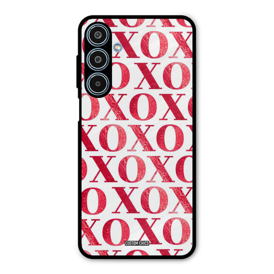 Red XOXO Samsung Galaxy M35 5G Mobile Back Cover - Cute PrintShield Case