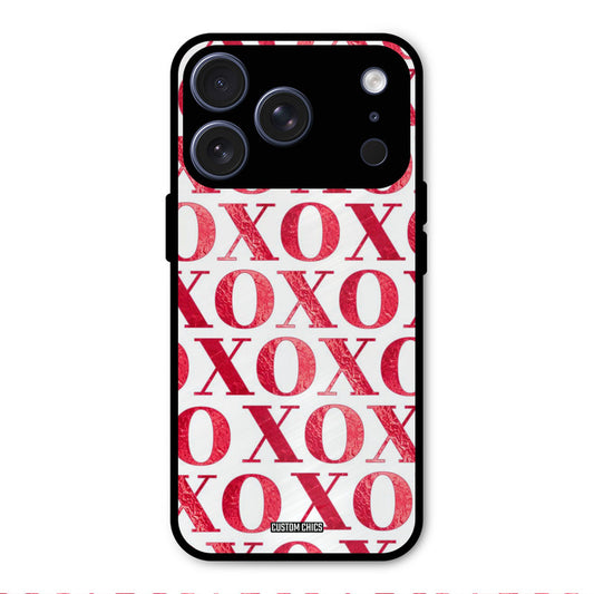 Red XOXO iPhone 17 Pro Mobile Back Cover - Cute PrintShield Case