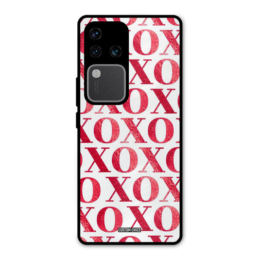 Red XOXO Vivo V30 Pro Mobile Back Cover - Cute PrintShield Case