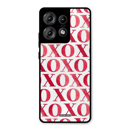 Red XOXO Motorola Edge 50 Pro Mobile Back Cover - Cute PrintShield Case