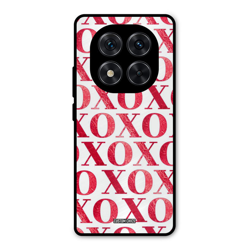 Red XOXO Redmi Note 14 Pro Mobile Back Cover - Cute PrintShield Case