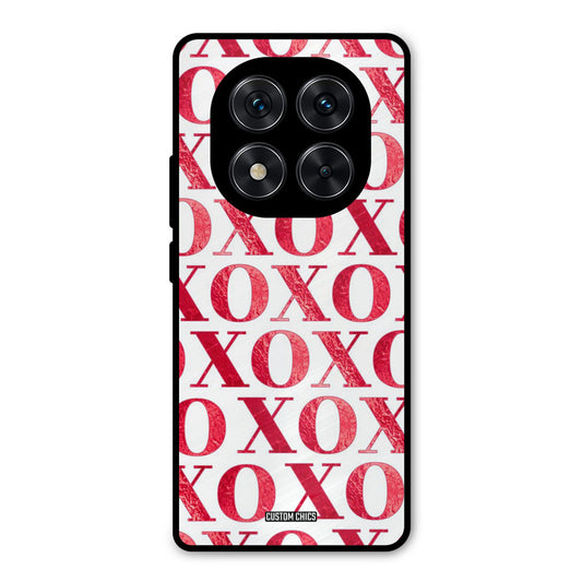 Red XOXO Redmi Note 14 Pro Mobile Back Cover - Cute PrintShield Case