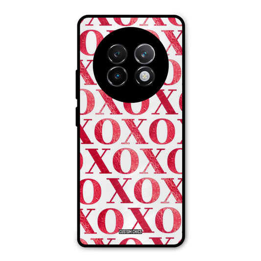 Red XOXO Realme 13 Plus Mobile Back Cover - Cute PrintShield Case