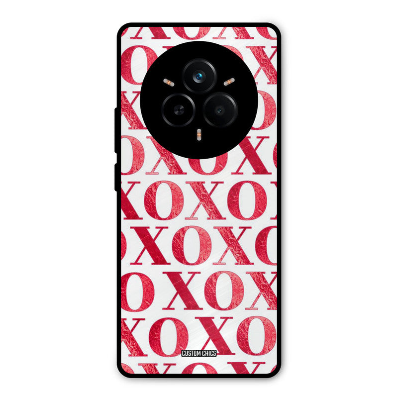 Red XOXO Realme 14 Pro Mobile Back Cover - Cute PrintShield Case
