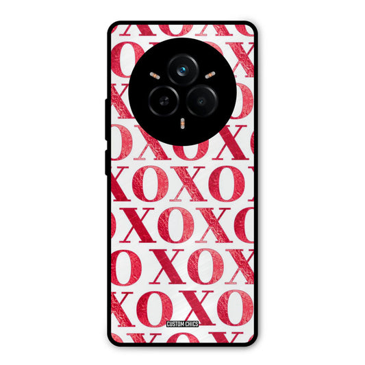 Red XOXO Realme 14 Pro Mobile Back Cover - Cute PrintShield Case