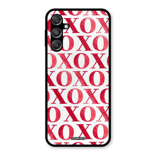 Red XOXO Samsung Galaxy M34 5G Mobile Back Cover - Cute PrintShield Case