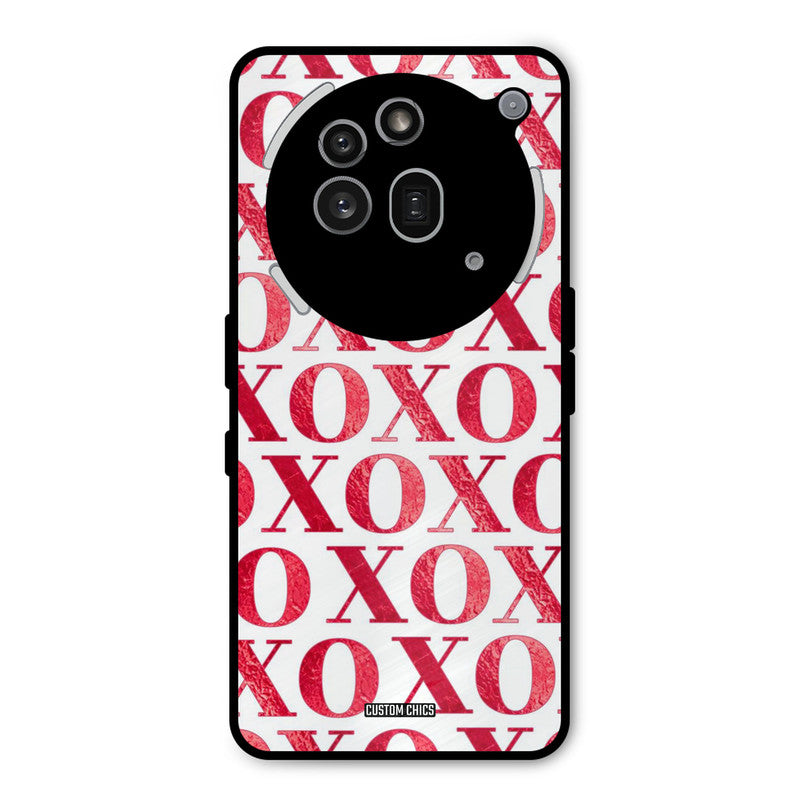 Red XOXO Nothing Phone 3A Pro Mobile Back Cover - Cute PrintShield Case